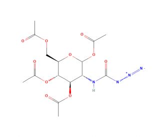 N-Azidoacetylglucosamine, Acetylated (CAS 98924-81-3) - chemical structure image