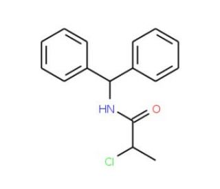 N-benzhydryl-2-chloropropanamide (CAS 94500-97-7) - chemical structure image