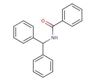 N-Benzhydrylbenzamide (CAS 1485-72-9) - chemical structure image