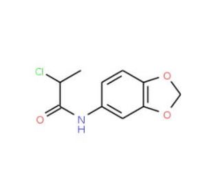 N-Benzo[1,3]dioxol-5-yl-2-chloro-propionamide - chemical structure image