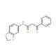 N-Benzo[1,3]dioxol-5-yl-3-oxo-3-phenyl-propionamide - chemical structure image