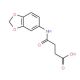 N-Benzo[1,3]dioxol-5-yl-succinamic acid (CAS 313393-56-5) - chemical structure image