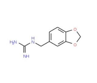 N-Benzo[1,3]dioxol-5-ylmethyl-guanidine - chemical structure image