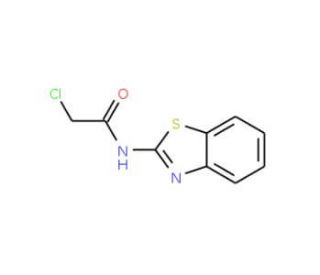 N-Benzothiazol-2-yl-2-chloro-acetamide (CAS 3028-02-2) - chemical structure image