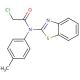 N-benzothiazol-2-yl-N-tol-2-yl-2-chloro-acetamide - chemical structure image