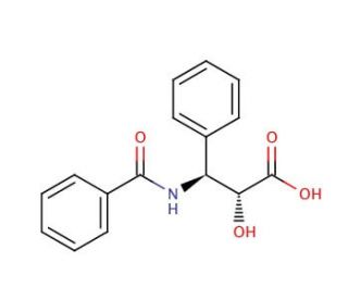 N-Benzoyl-(2R,3S)-3-phenylisoserine (CAS 132201-33-3) - chemical structure image