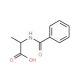 N-Benzoyl-DL-alanine (CAS 1205-02-3) - chemical structure image