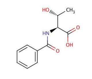N-Benzoyl-L-threonine (CAS 27696-01-1) - chemical structure image