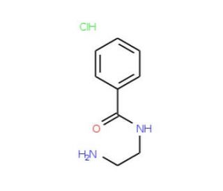 N-Benzoylethylenediamine hydrochloride - chemical structure image