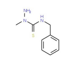 N-benzyl-1-methylhydrazinecarbothioamide (CAS 21076-23-3) - chemical structure image