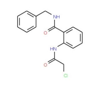 N-benzyl-2-[(chloroacetyl)amino]benzamide (CAS 53824-92-3) - chemical structure image