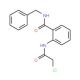 N-benzyl-2-[(chloroacetyl)amino]benzamide (CAS 53824-92-3) - chemical structure image