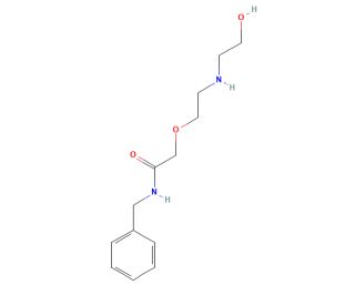 N-Benzyl-2-[2-[(2-hydroxyethyl)amino]ethoxy]acetamide (CAS 1391053-09-0) - chemical structure image