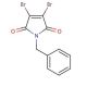 N-Benzyl-2,3-dibromomaleimide (CAS 91026-00-5) - chemical structure image