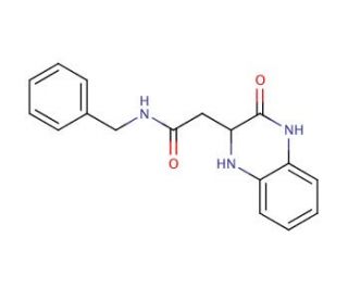 N-Benzyl-2-(3-oxo-1,2,3,4-tetrahydro-quinoxalin-2-yl)-acetamide - chemical structure image