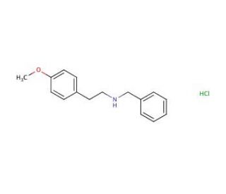 N-Benzyl-2-(4-methoxyphenyl)-1-ethanaminehydrochloride - chemical structure image