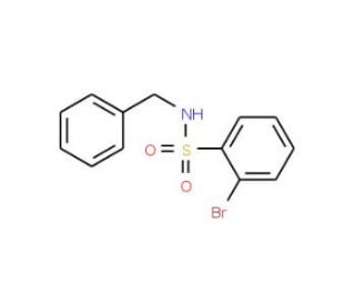 N-Benzyl-2-bromobenzenesulphonamide (CAS 321704-27-2) - chemical structure image