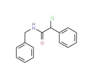 N-benzyl-2-chloro-2-phenylacetamide (CAS 27946-19-6) - chemical structure image