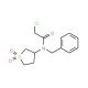 N-Benzyl-2-chloro-N-(1,1-dioxo-tetrahydro-1lambda*6*-thiophen-3-yl)-acetamide - chemical structure image