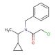 N-benzyl-2-chloro-N-(1-cyclopropylethyl)acetamide - chemical structure image