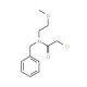 N-benzyl-2-chloro-N-(2-methoxyethyl)acetamide - chemical structure image