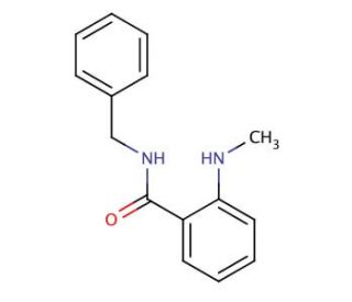 N-Benzyl-2-(methylamino)benzamide (CAS 56042-78-5) - chemical structure image