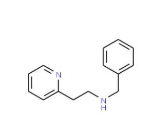 N-Benzyl-2-pyridineethylamine (CAS 6312-25-0) - chemical structure image
