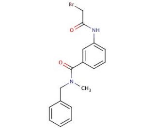 N-Benzyl-3-[(2-bromoacetyl)amino]-N-methylbenzamide - chemical structure image