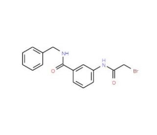 N-Benzyl-3-[(2-bromoacetyl)amino]benzamide - chemical structure image