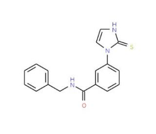 N-benzyl-3-(2-sulfanyl-1H-imidazol-1-yl)benzamide - chemical structure image