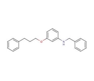 N-Benzyl-3-(3-phenylpropoxy)aniline - chemical structure image