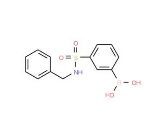 N-Benzyl 3-boronobenzenesulfonamide (CAS 690662-91-0) - chemical structure image