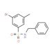 N-Benzyl-3-bromo-5-methylbenzenesulfonamide (CAS 1020252-85-0) - chemical structure image