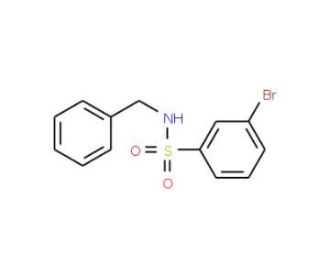 N-Benzyl-3-bromobenzenesulphonamide (CAS 625470-36-2) - chemical structure image