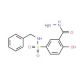 N-benzyl-3-(hydrazinocarbonyl)-4-hydroxybenzenesulfonamide - chemical structure image