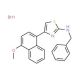 N-benzyl-4-(4-methoxy-1-naphthyl)-1,3-thiazol-2-amine hydrobromide - chemical structure image
