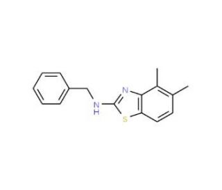 N-benzyl-4,5-dimethyl-1,3-benzothiazol-2-amine - chemical structure image