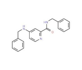 N-Benzyl-4-(benzylamino)picolinamide (CAS 913836-29-0) - chemical structure image