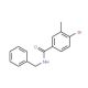 N-Benzyl 4-bromo-3-methylbenzamide (CAS 1020252-76-9) - chemical structure image