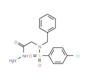 N-Benzyl-4-chloro-N-hydrazinocarbonylmethyl-benzenesulfonamide - chemical structure image