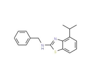 N-benzyl-4-isopropyl-1,3-benzothiazol-2-amine - chemical structure image