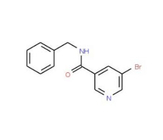 N-Benzyl-5-bromonicotinamide (CAS 303031-43-8) - chemical structure image