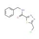 N-benzyl-5-(chloromethyl)-1,3,4-thiadiazole-2-carboxamide - chemical structure image