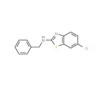 N-benzyl-6-chloro-1,3-benzothiazol-2-amine (CAS 61249-37-4) - chemical structure image