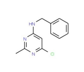 N-Benzyl-6-chloro-2-methyl-4-pyrimidinamine - chemical structure image