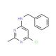N-Benzyl-6-chloro-2-methyl-4-pyrimidinamine - chemical structure image