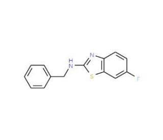 N-benzyl-6-fluoro-1,3-benzothiazol-2-amine - chemical structure image