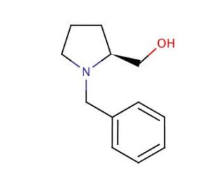N-Benzyl-L-prolinol (CAS 53912-80-4) - chemical structure image