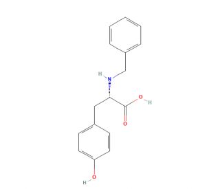 N-Benzyl-L-tyrosine (CAS 75768-66-0) - chemical structure image