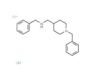 N-Benzyl-N-[(1-benzylpiperidin-4-yl)methyl]aminedihydrochloride - chemical structure image